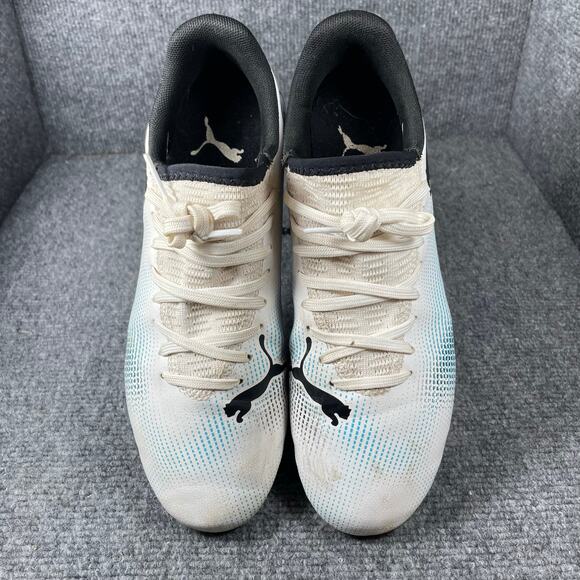 Puma Future 7 Play FG/AG Soccer Cleats Youth 5 White 107734-01 Firm Ground - Picture 5 of 11